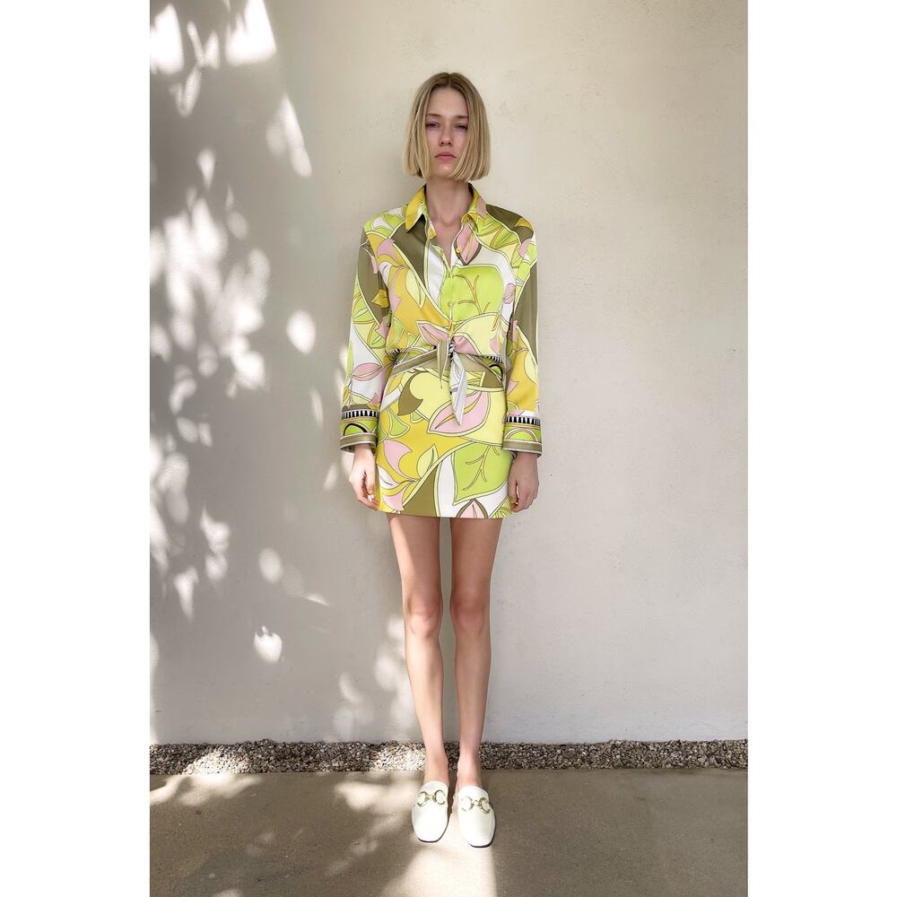 SHORT PRINTED SKIRT - ZARA